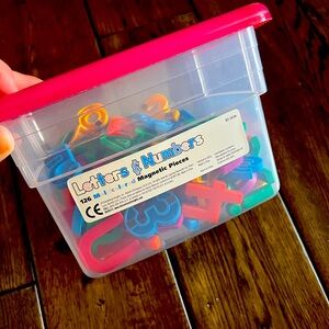 Magnetic Letters and Numbers